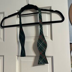 Ralph Lauren adjustable plaid bow tie